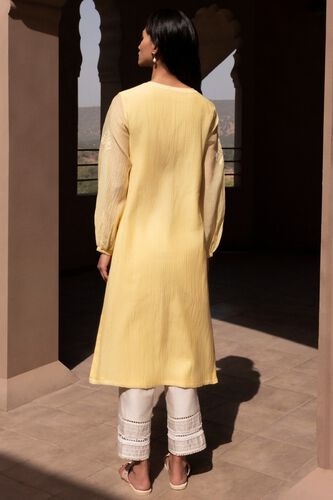 2 - Aavya Kurta – Yellow, image 2