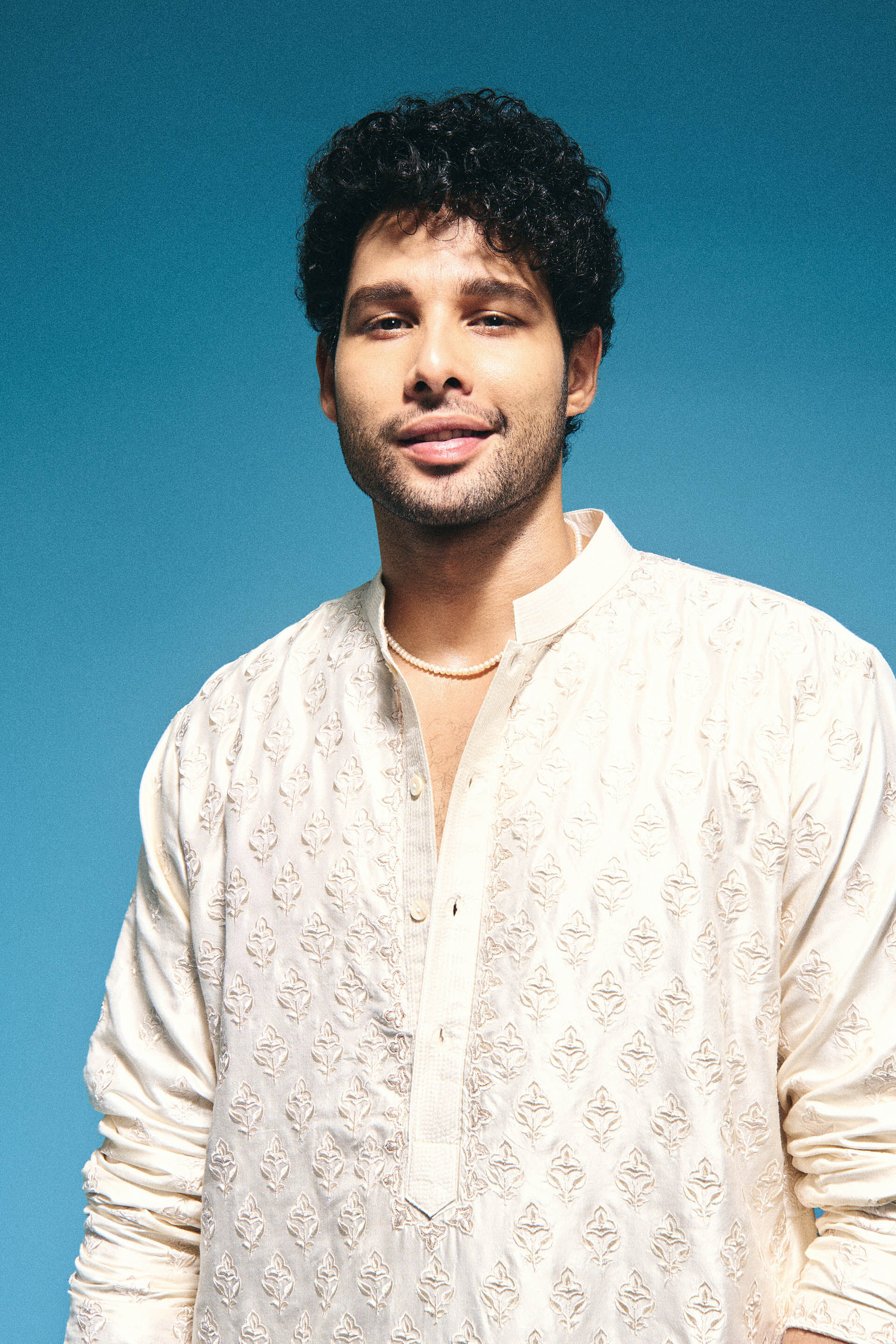 Subhranshu Embroidered Silk Kurta - Ivory, , image 6