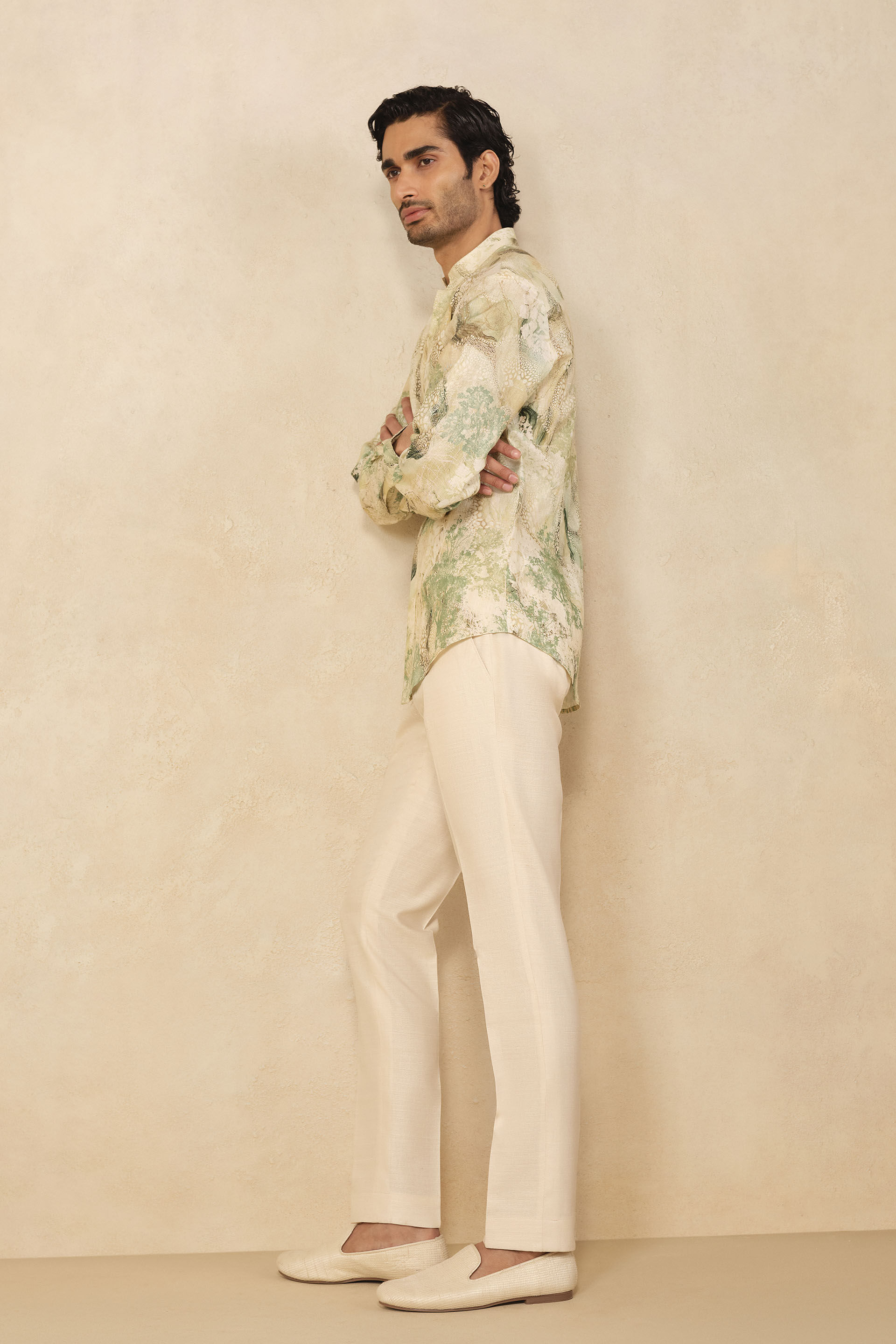 Yashas Linen Shirt - Sage, Sage, image 3