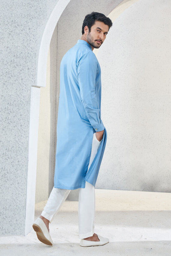 Affan Kurta, Blue, image 2