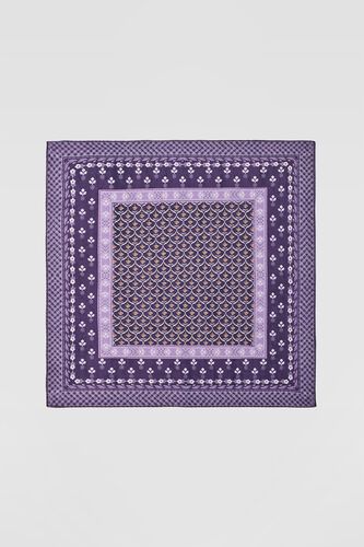 1 - Faras Pocket Square – Purple, image 1