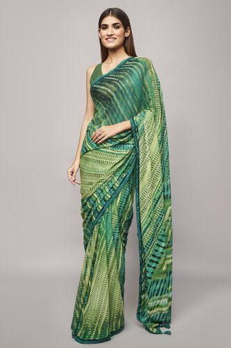 Chimera Saree - Green, , image 1