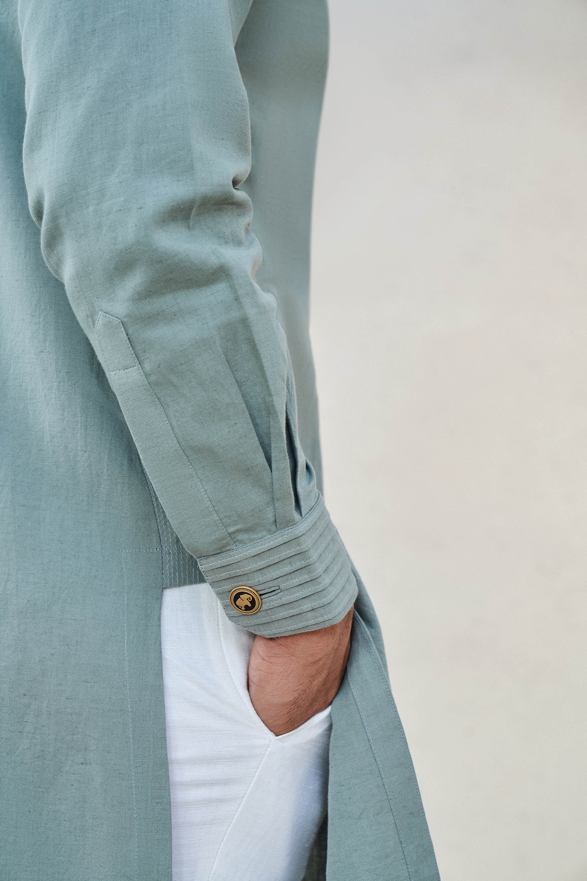 Faris Kurta - Olive, Olive, image 8