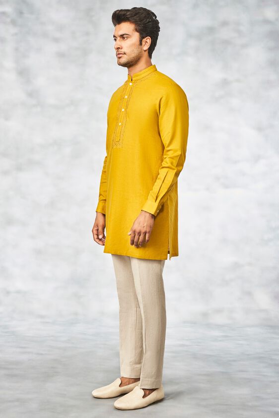 3 - Aveer Kurta – Mustard, image 3
