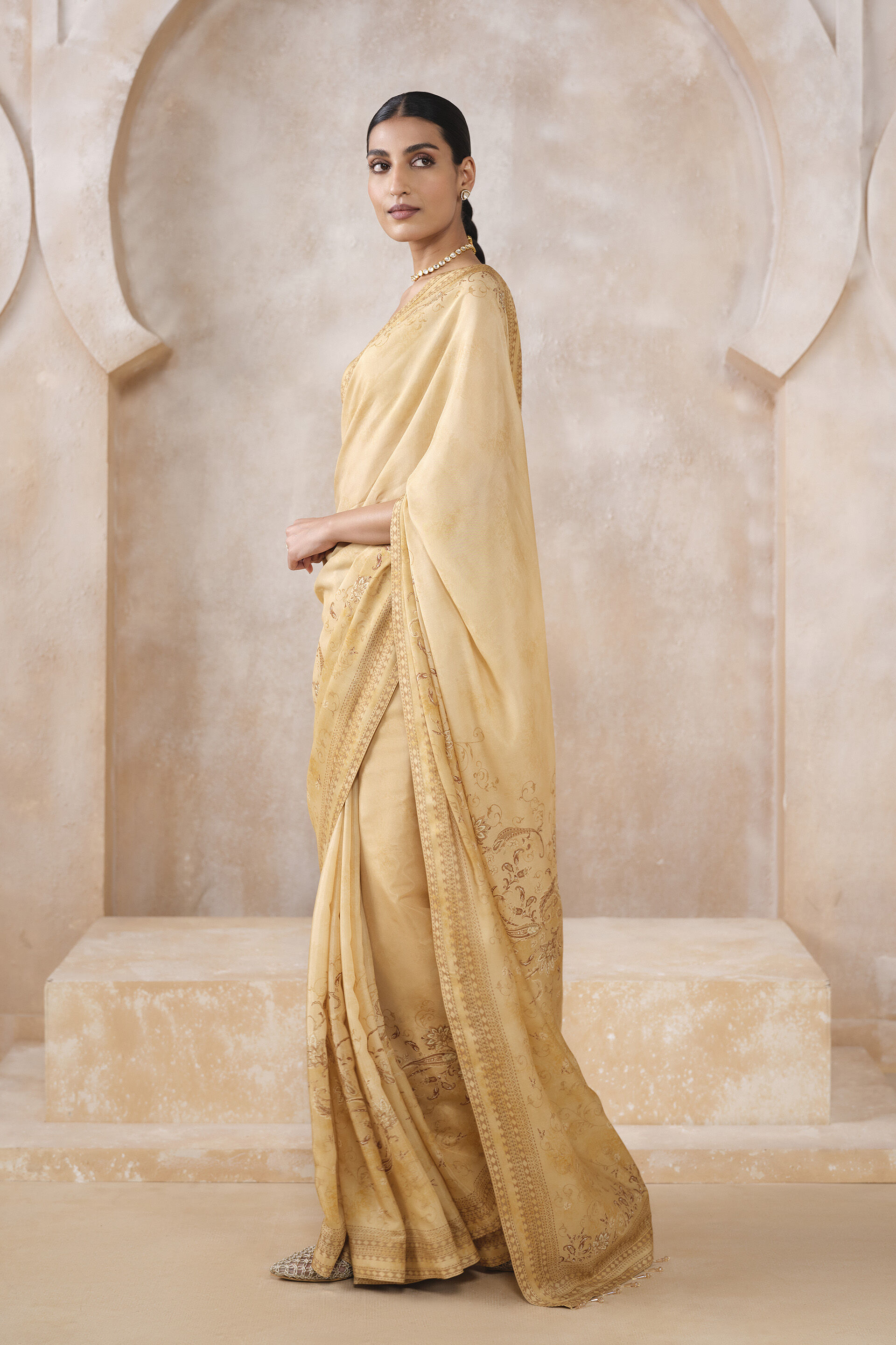 Elyse Saree - Yellow