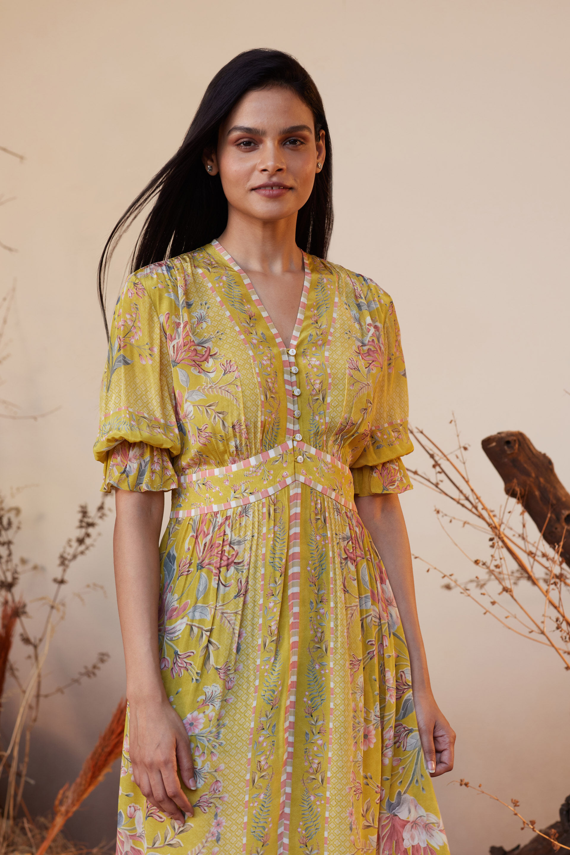 Anita dongre sale yellow dress