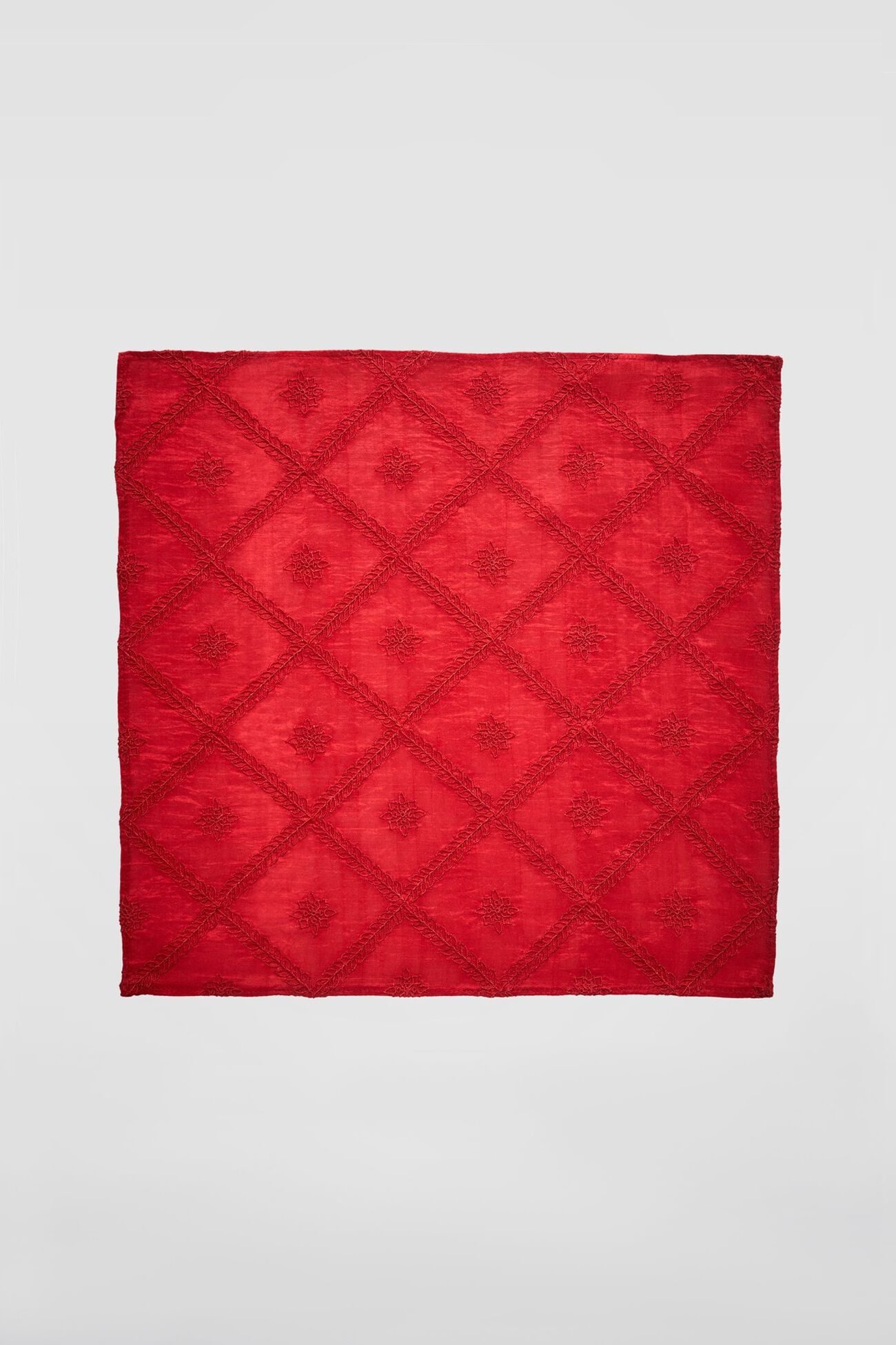 1 - Rajvir Pocket Square – Red , image 1