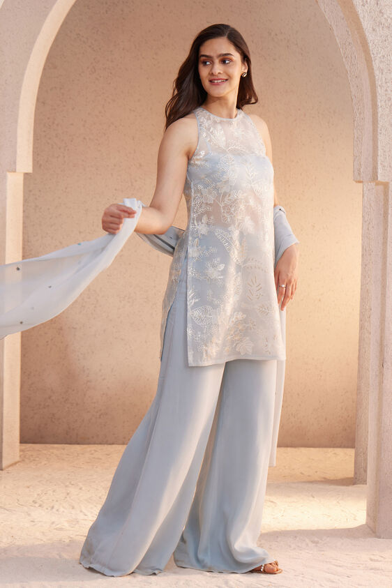 Asma Suit Set, Powder Blue, image 2