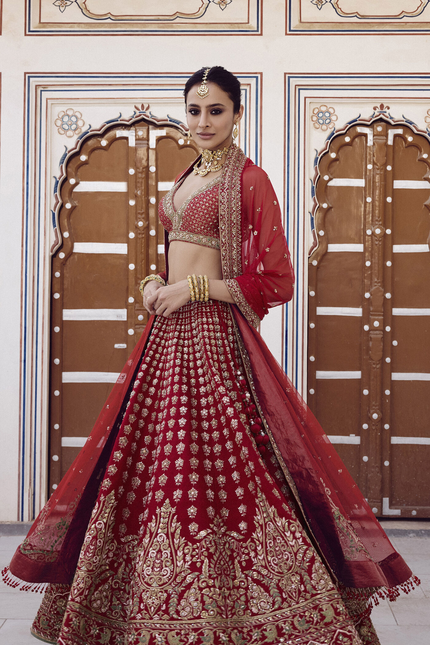 anita dongre red dress Sultry Afternoons in Faraway Lands