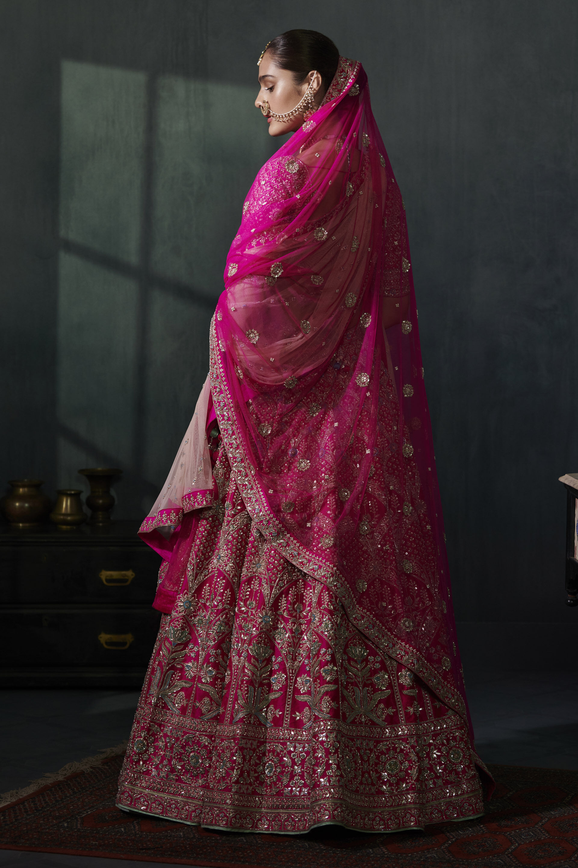 Pink Color Wedding Bridal Lehenga Choli HLC 10 in Surat at best price by 24  Fashion - Justdial