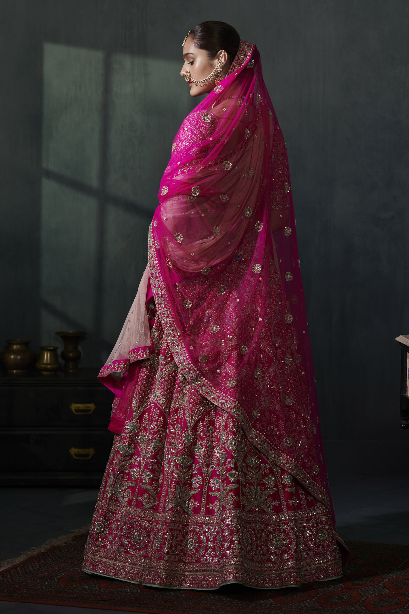 Buy Bridal Era Lehenga Set – Pink Online from Anita Dongre
