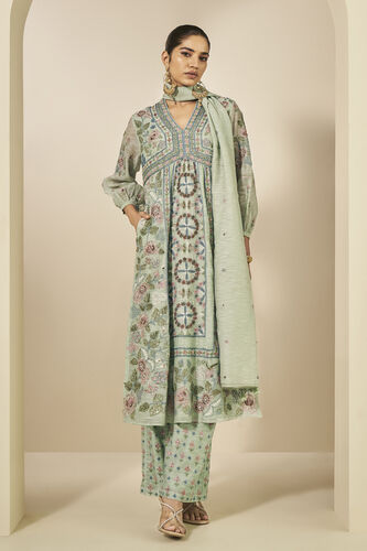 Madhuj Suit Set - Sage Green, Sage, image 1