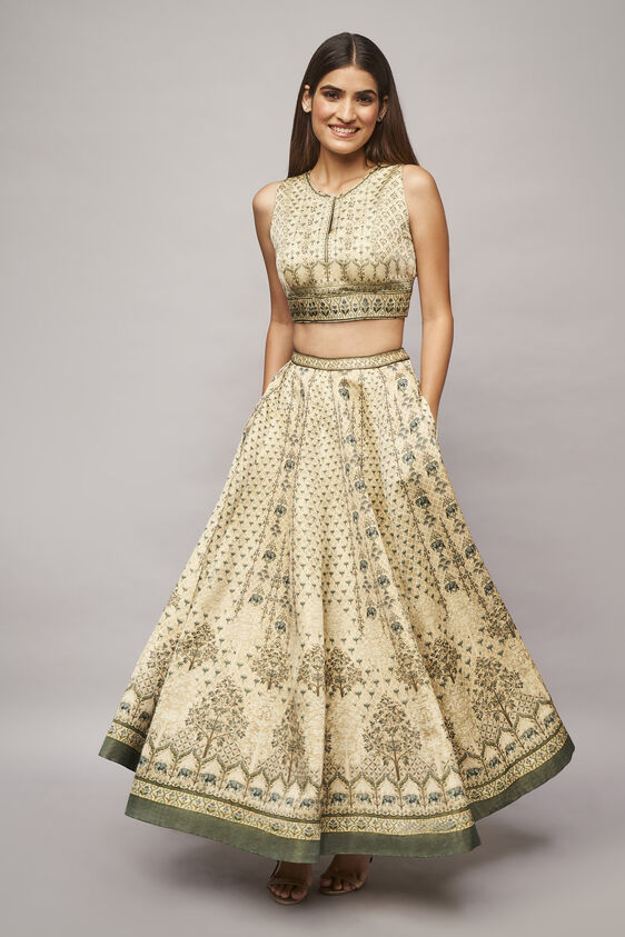 Cairo Skirt Set, Beige, image 1