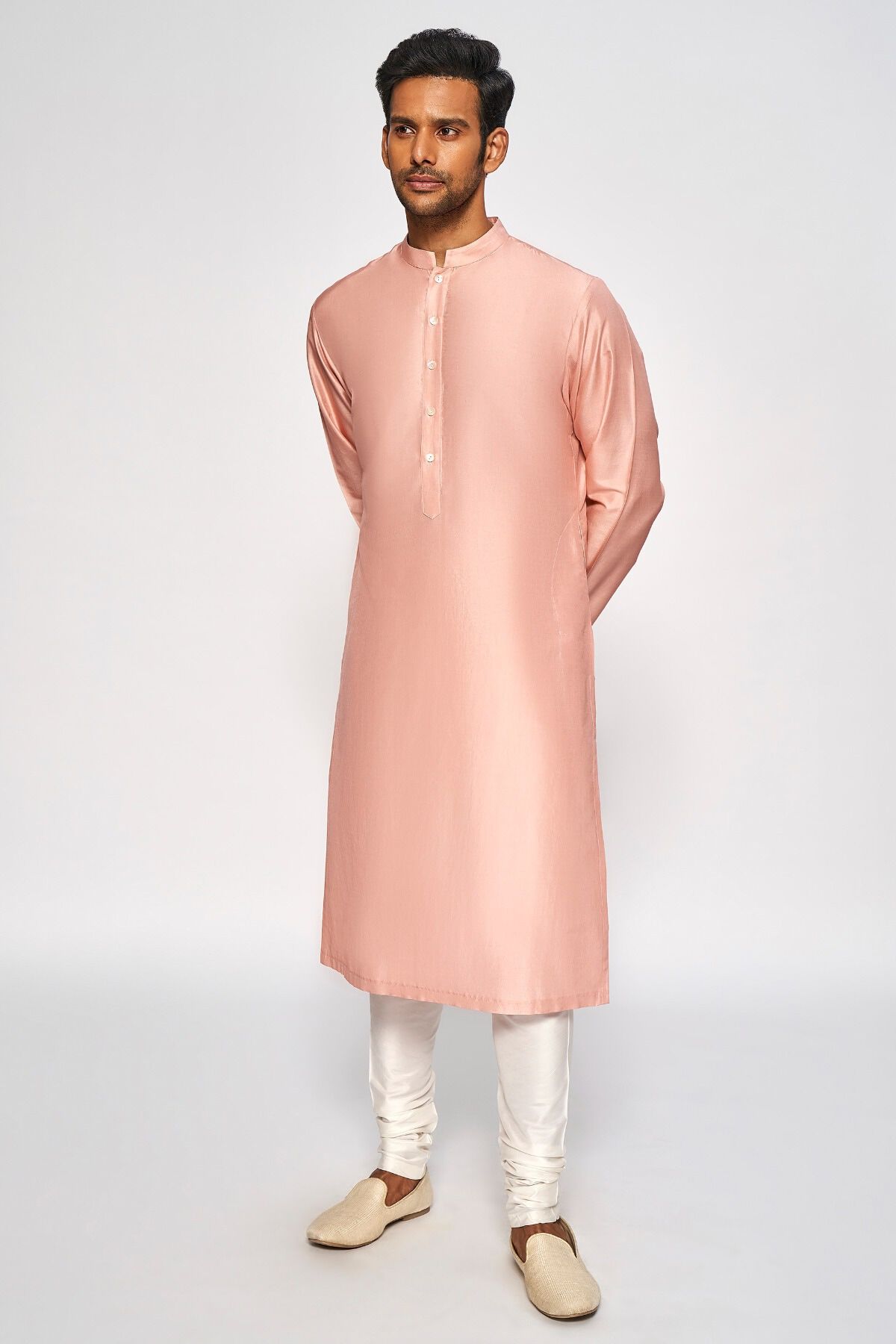 1 - Ishir Kurta &ndash;  Pink, image 1