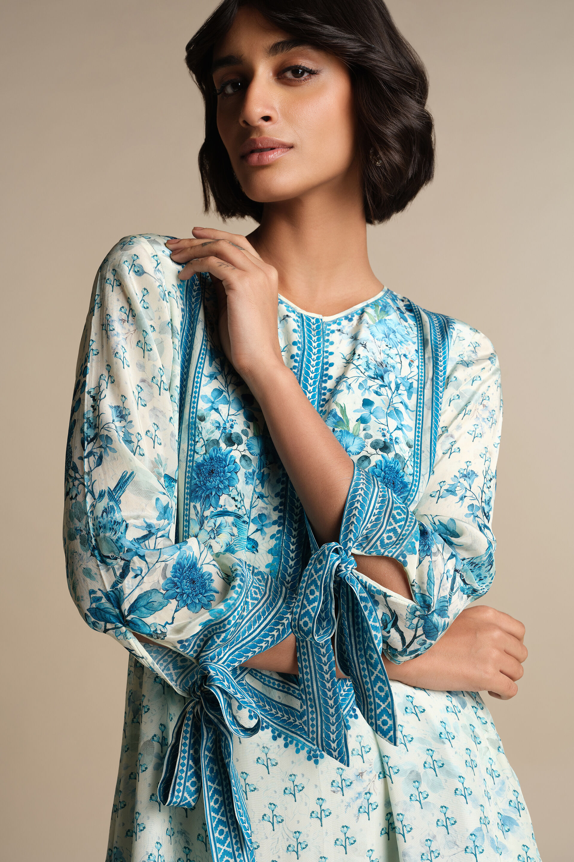 Twila Kurta Set  - White, White, image 5