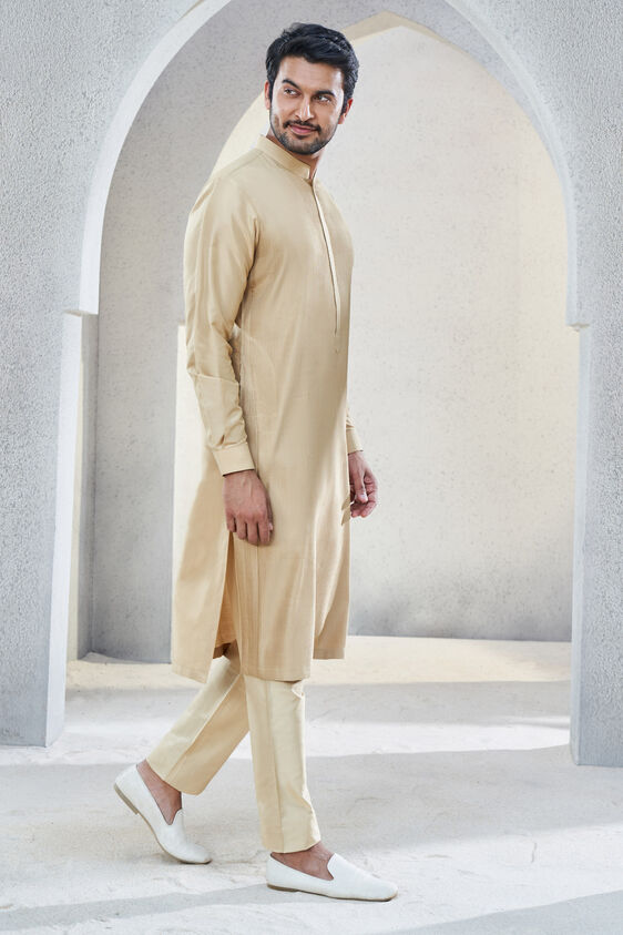 Affan Kurta, Gold, image 2