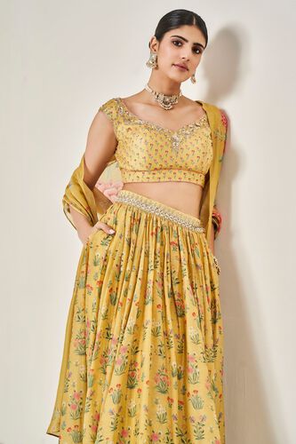 5 - Turvi Lehenga Set – Yellow, image 5