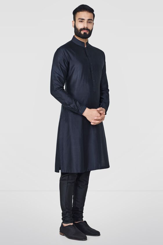 Premvat Kurta, Black, image 2