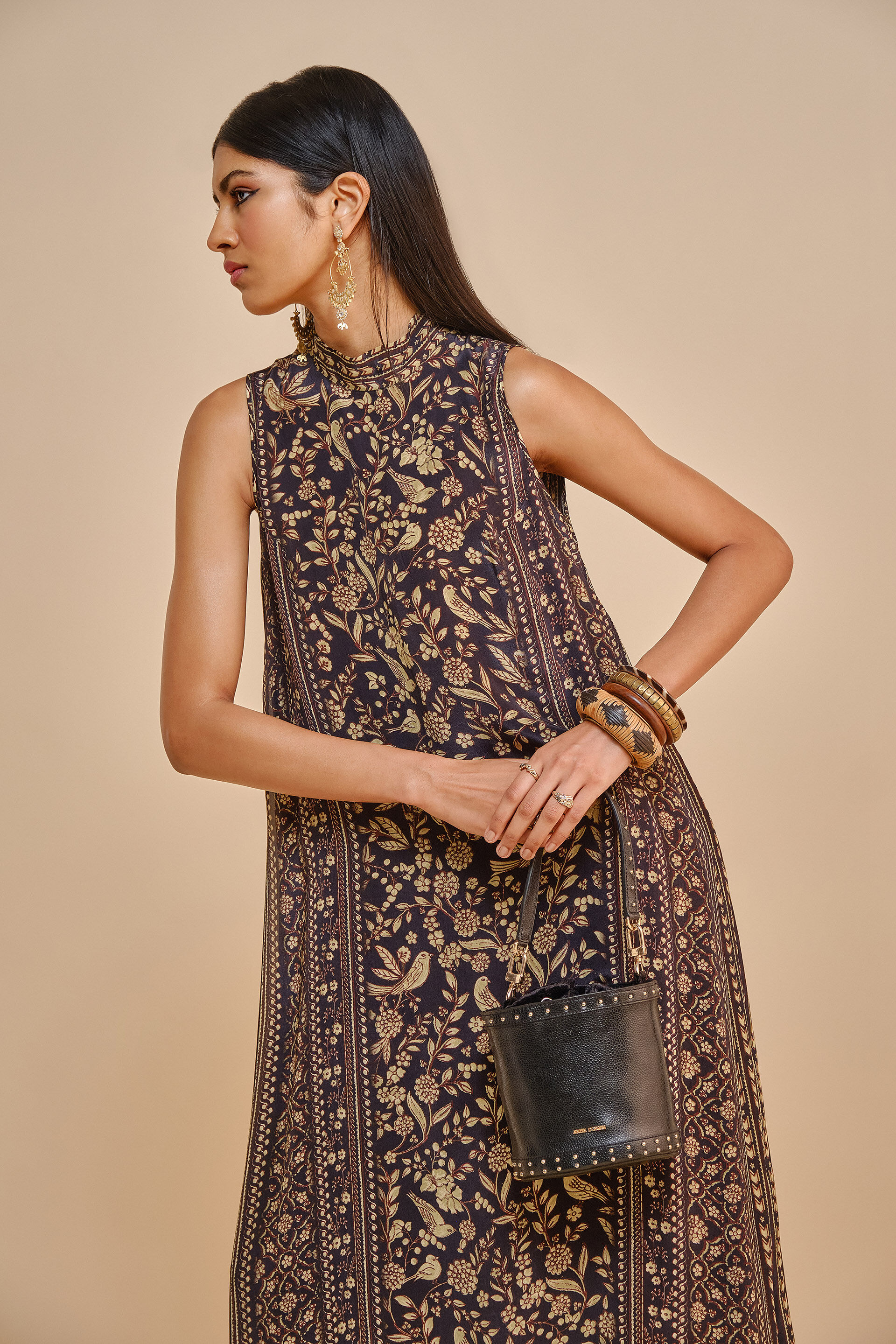white christmas dresses Baltic Born Womens Anita Maxi Dress | Green Multi Floral main image 0