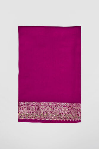 Gul Benarasi Silk Gota Patti Saree, Pink, image 8