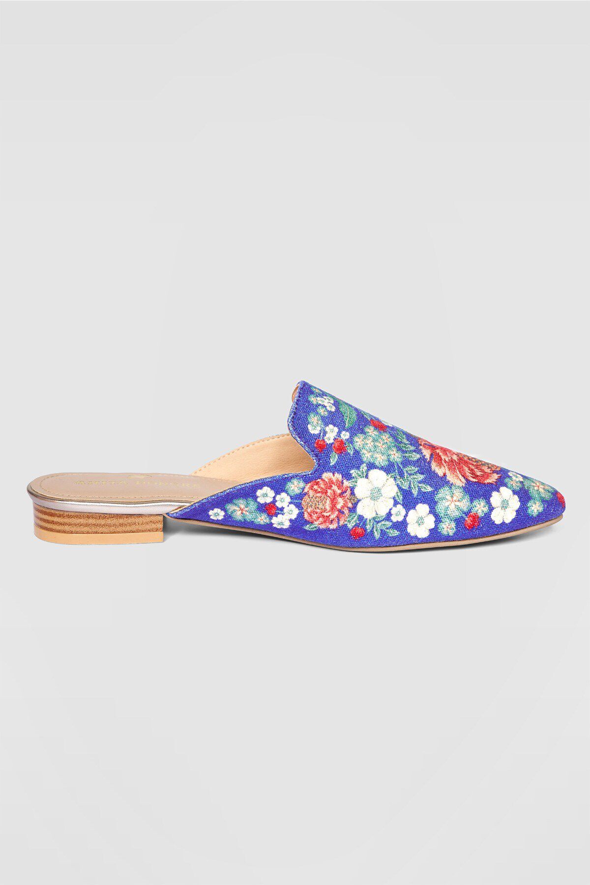 Desert Bloom Mules Blue