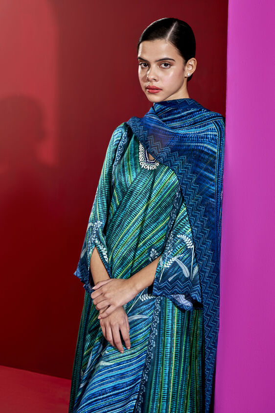 Aylin Kurta Set, Blue, image 3