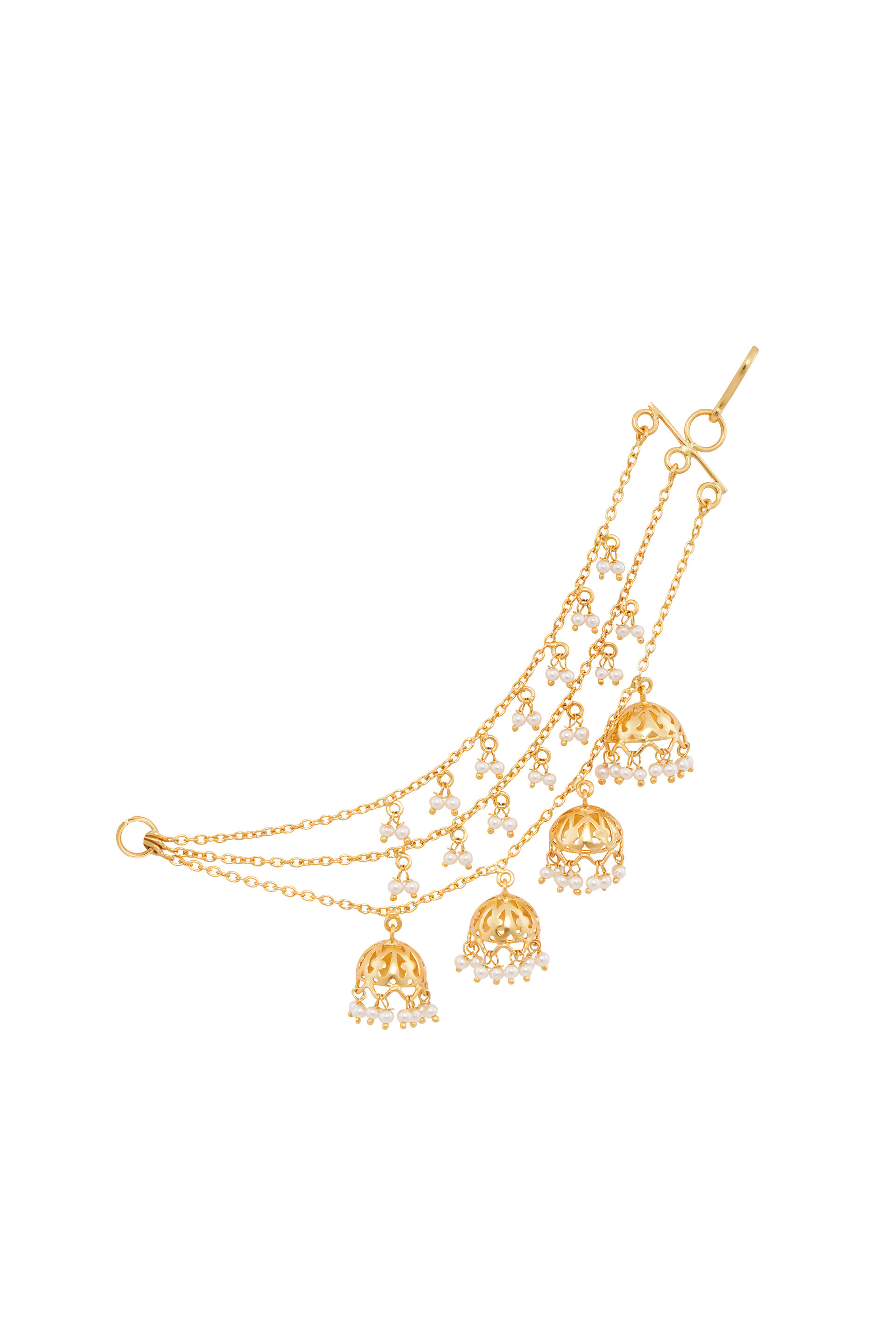 Half Jhumki Ear Chain