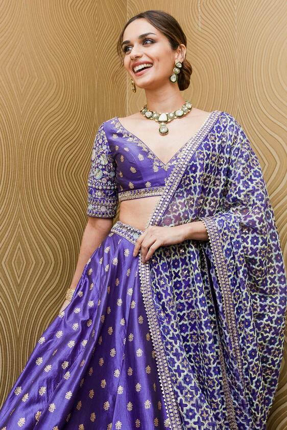 Ezra Lehenga - Blue, , image 2