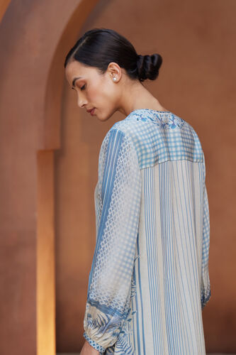 Neela Kurta Set - Blue, Blue, image 5
