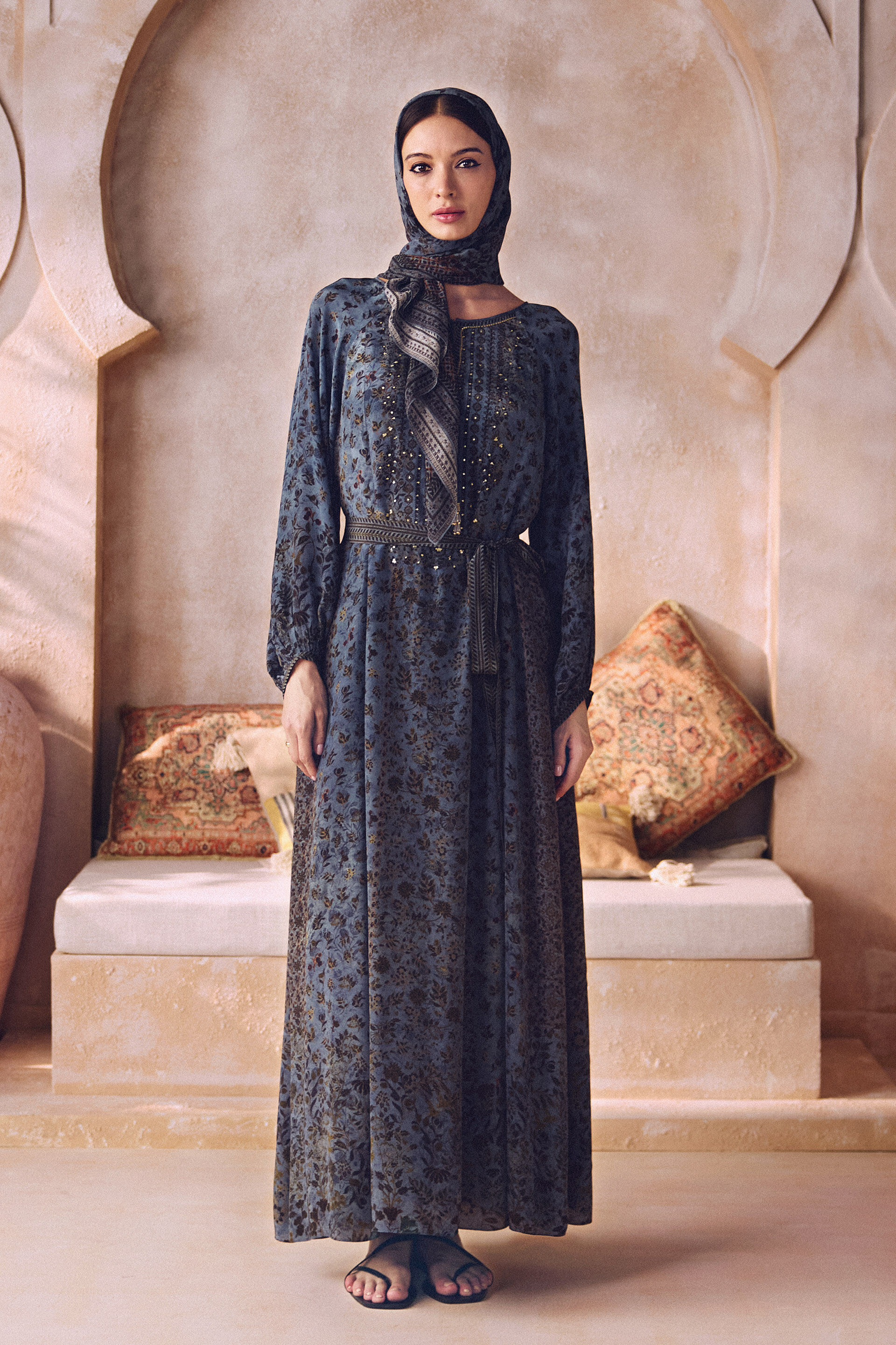 Izara Kaftan - Blue