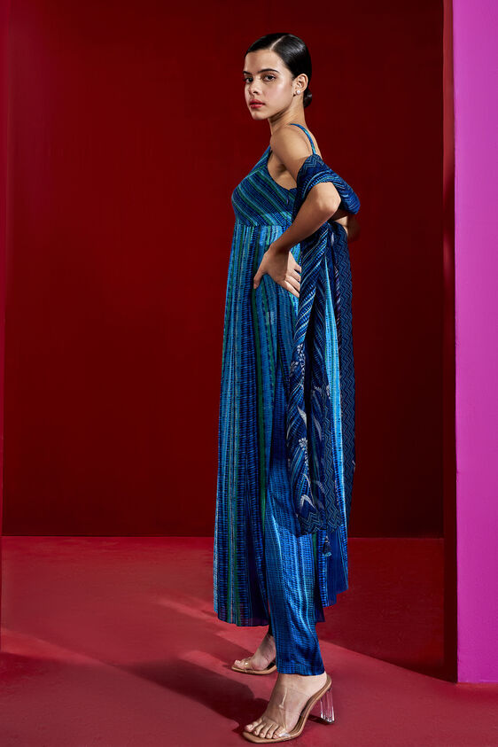 Kimisha Kurta Set, Blue, image 2