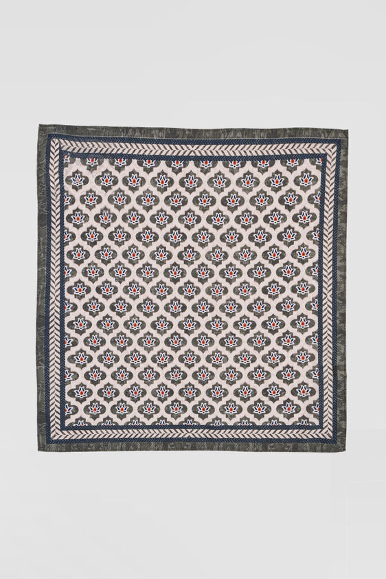 Deevij Pocket Square, Sage, image 1