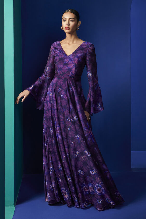 Fialova Gown, Purple, image 1