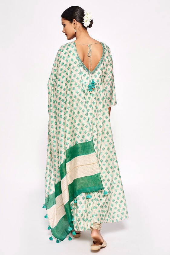 3 - Hoor Anarkali Set – Green, image 3