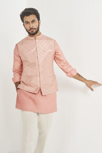 Nirved Nehru Jacket, Pink, image 6
