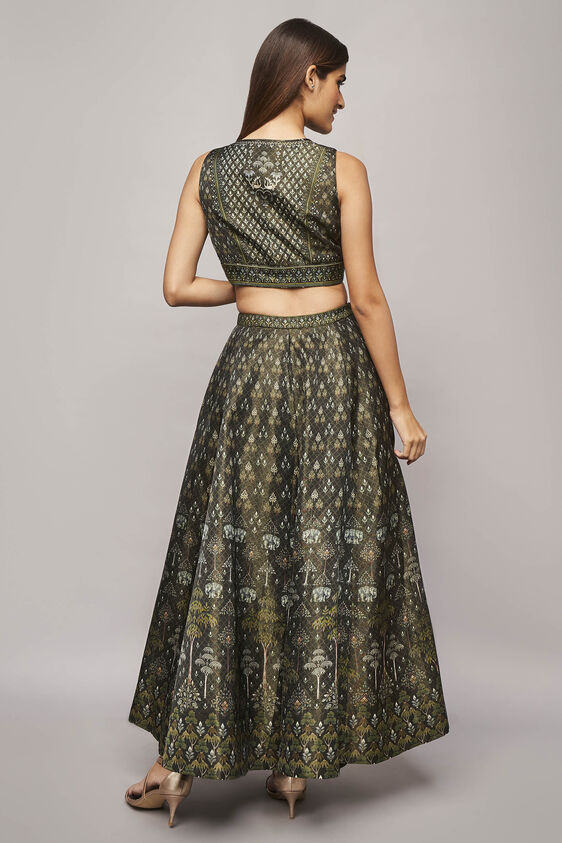 Fayez Skirt Set, Black, image 3