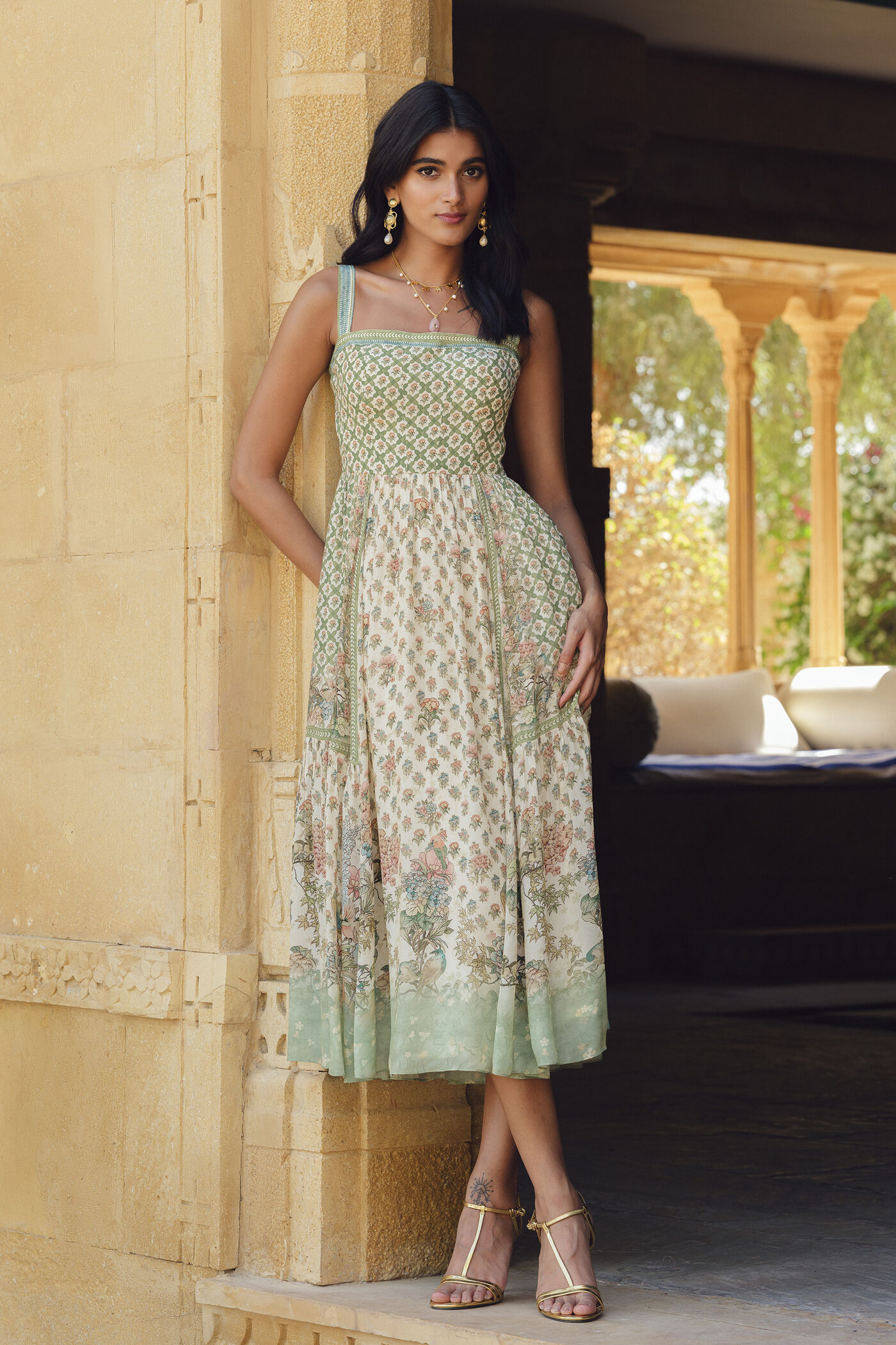 Loraina Dress - Sage Loraina Dress - Sage