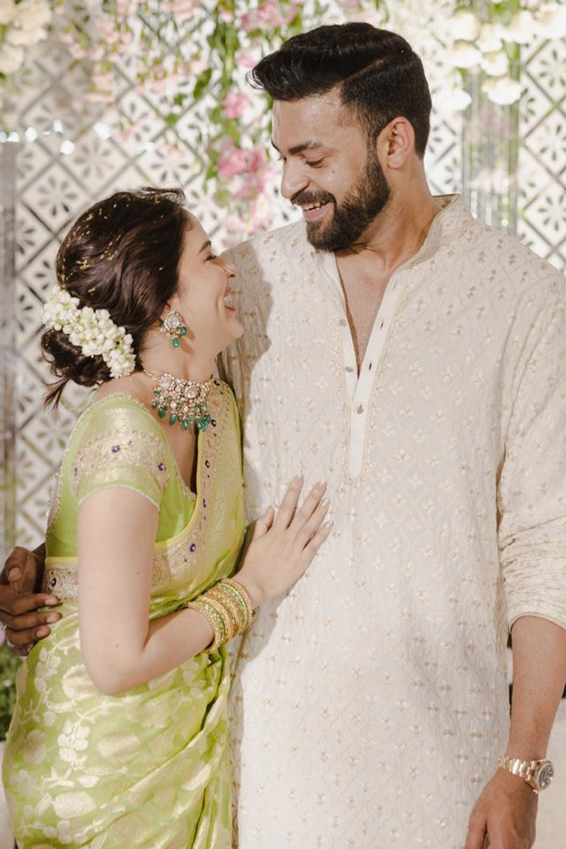 Asna Benarasi Saree-Lime, , image 3