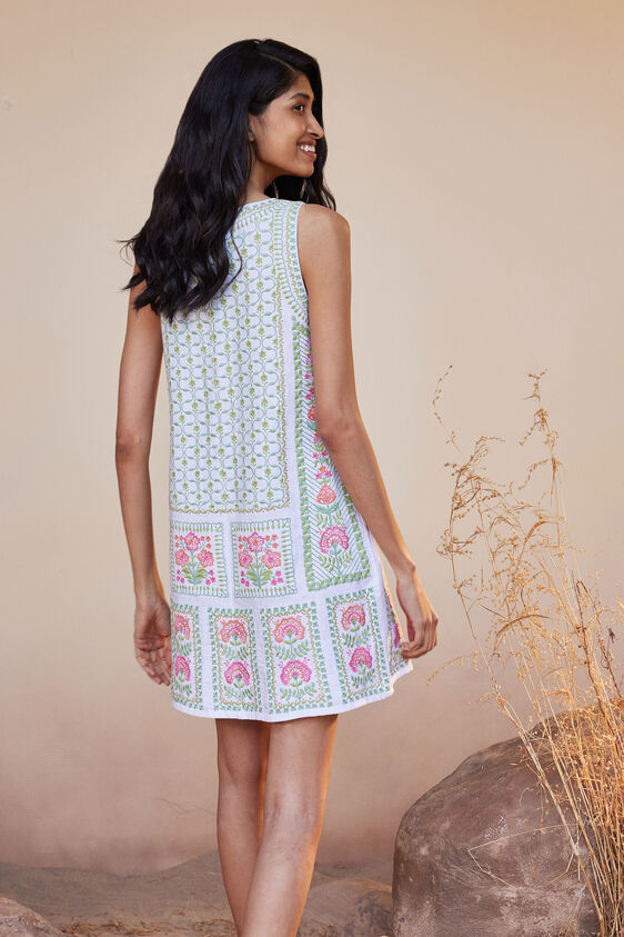 Luna Dress, White, image 5