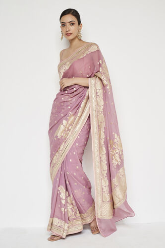 Devangana Saree - Lilac, , image 1