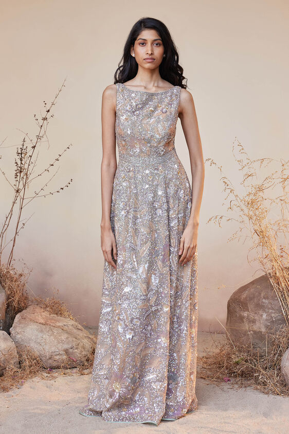 Solaris Gown - Gold, Gold, image 1