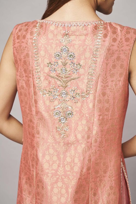 Vaishi Sharara Set, Blush, image 6