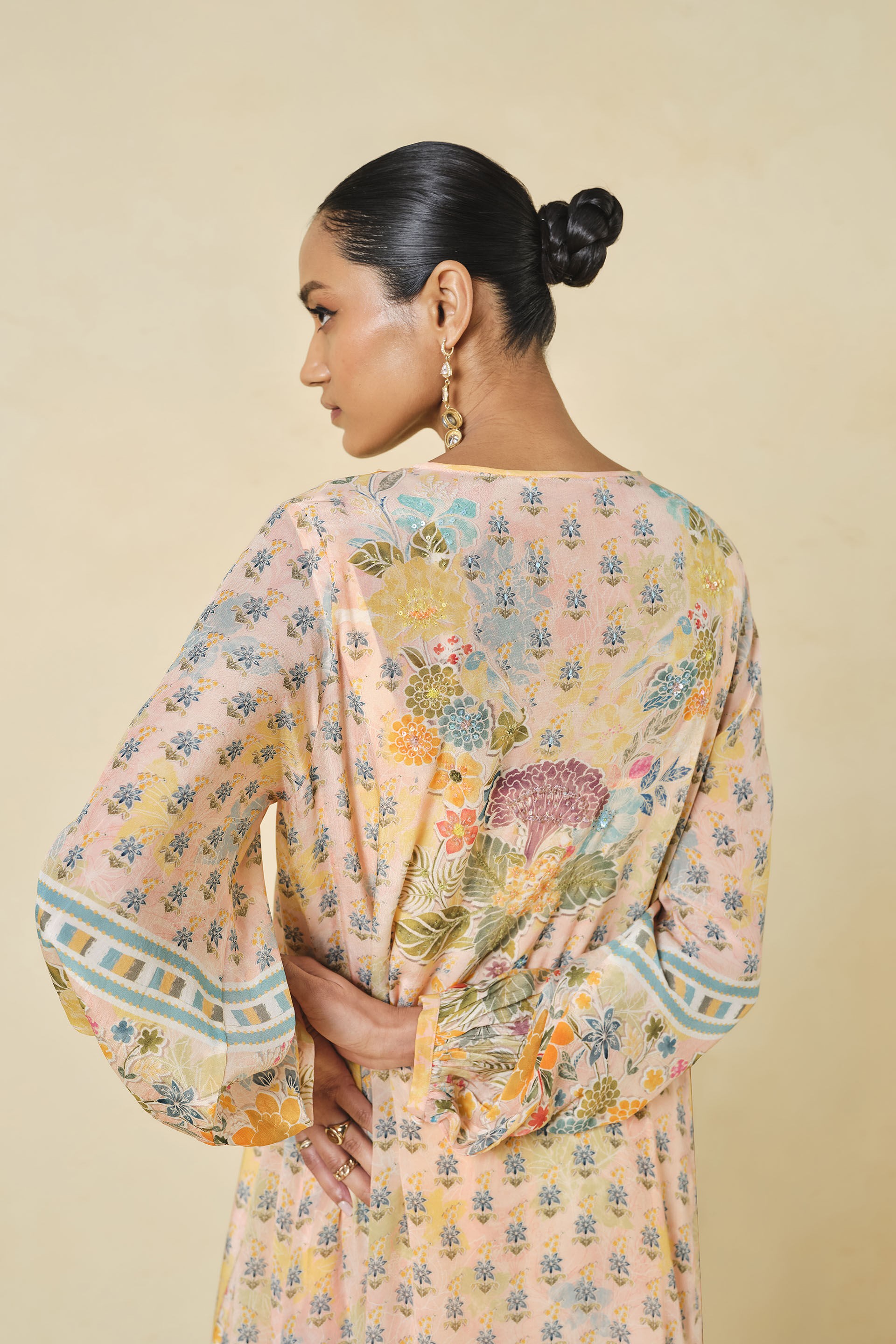 Morcan Printed Dress - Blush, Blush, image 6