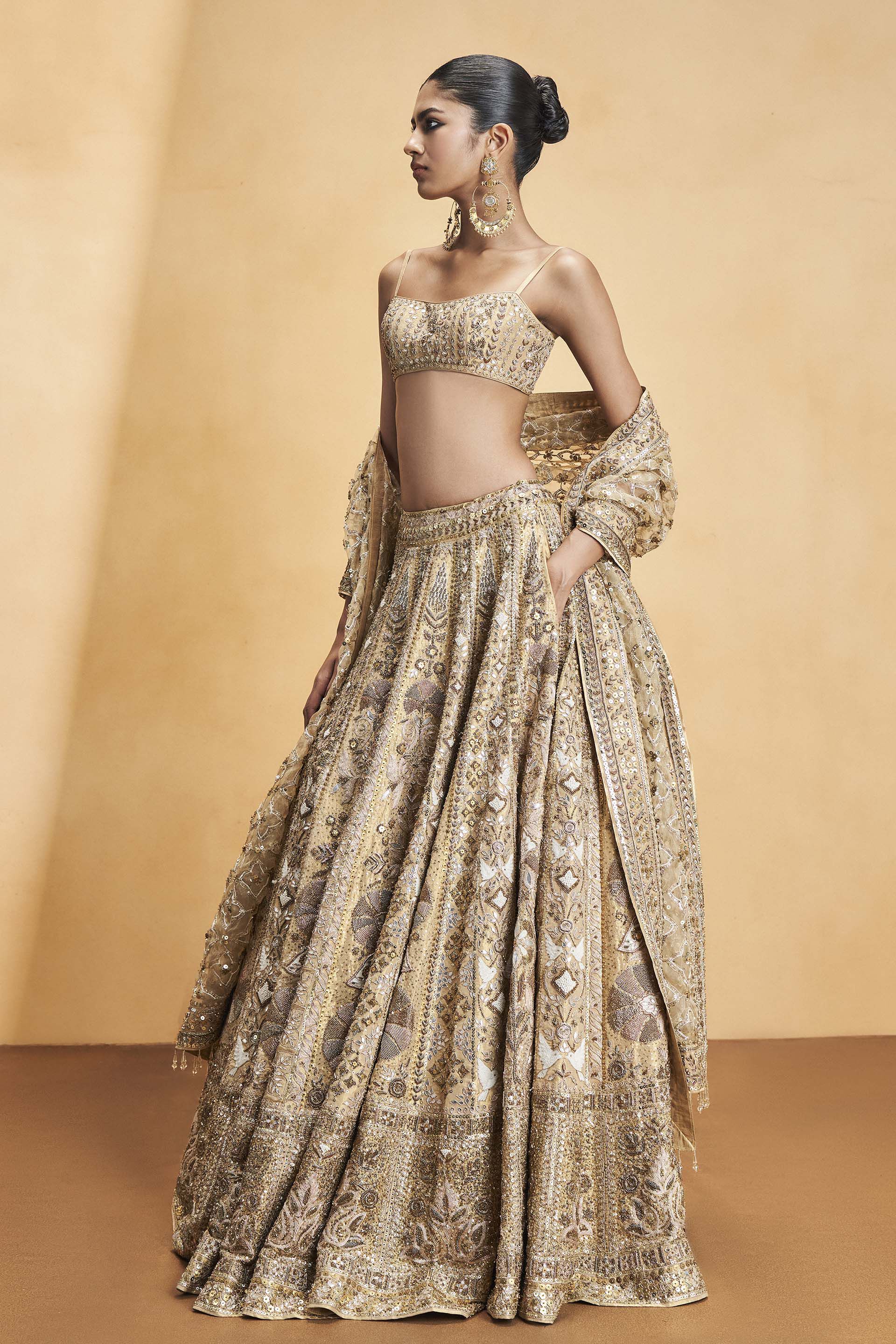Anita dongre yellow lehenga clearance