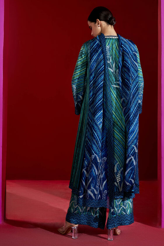 Aylin Kurta Set, Blue, image 4