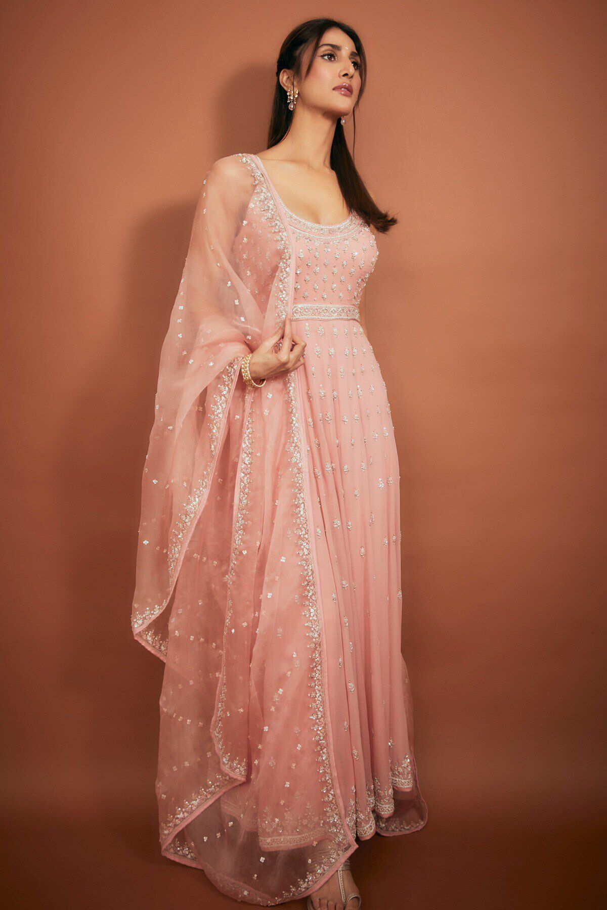Buy Faloni Anarkali Set Blush from Anita Dongre s Kurta Sets for W