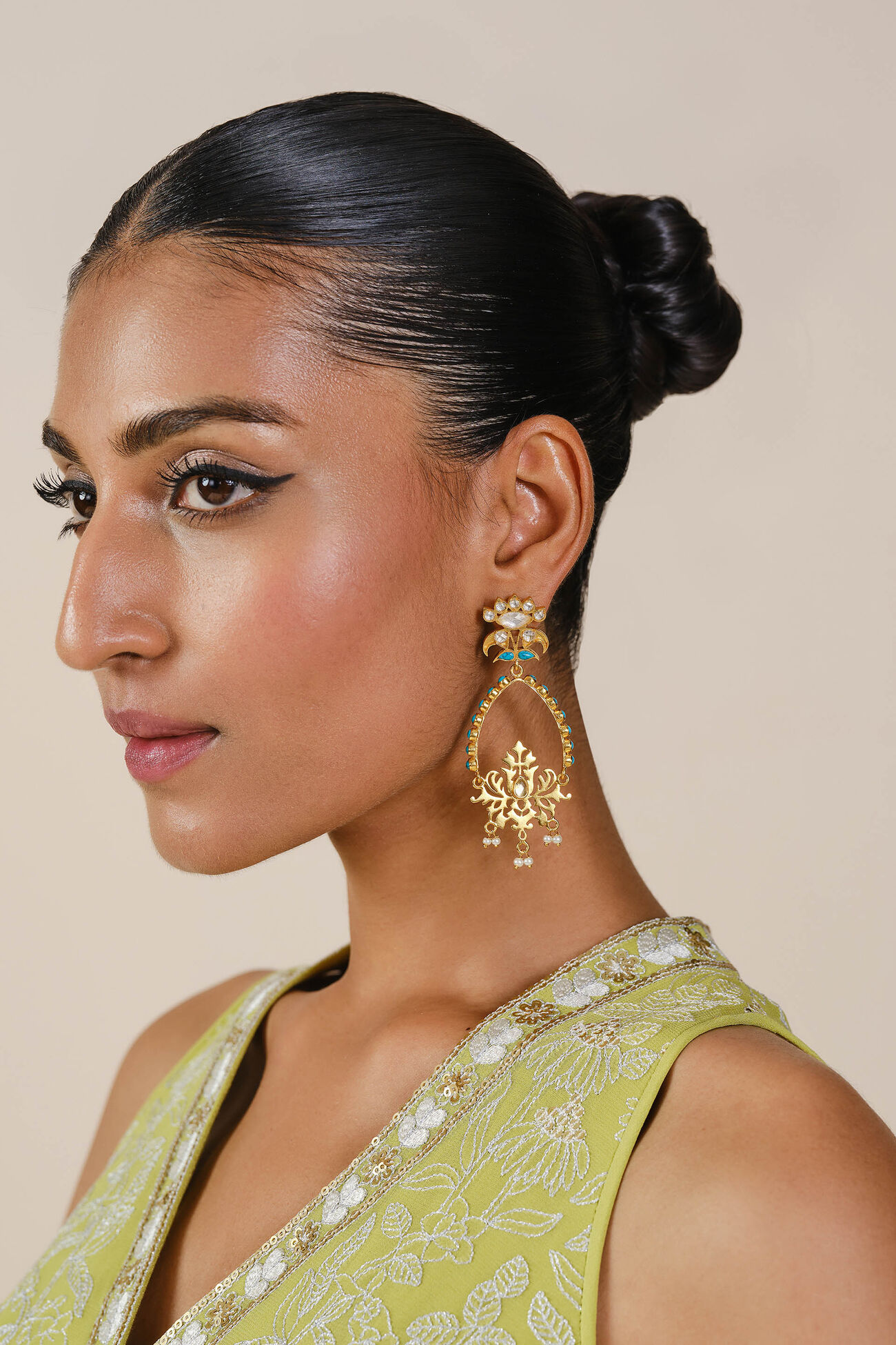 Aadrika Earrings, , image 2
