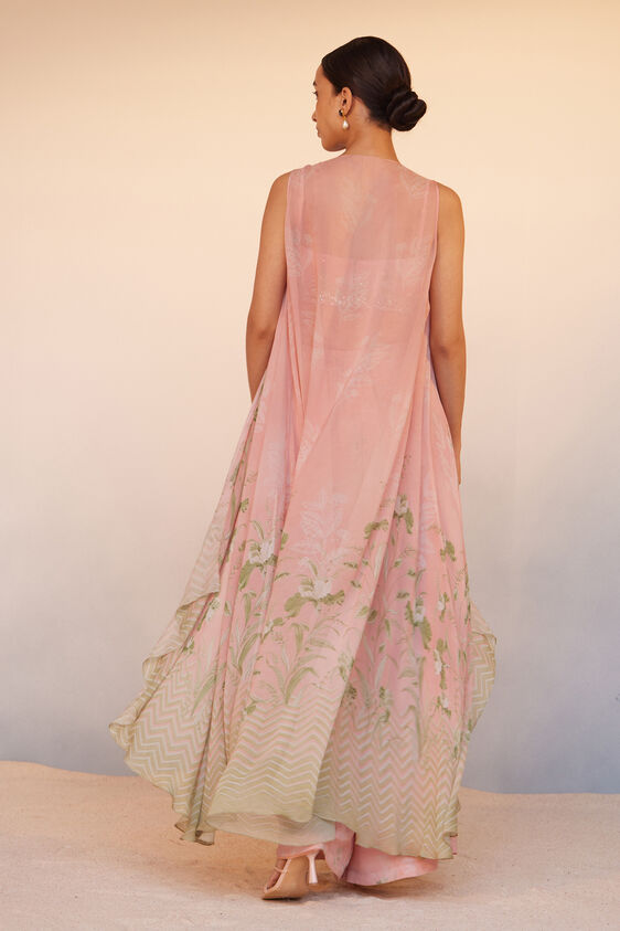 Sama Crop Top Pant Set - Blush, Blush, image 6