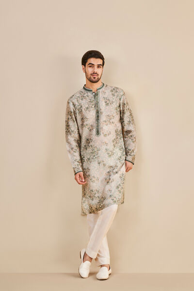 Buy Mind-blowing WS1043 Anvitha Cotton Khadi Print Complete Suit Set Online