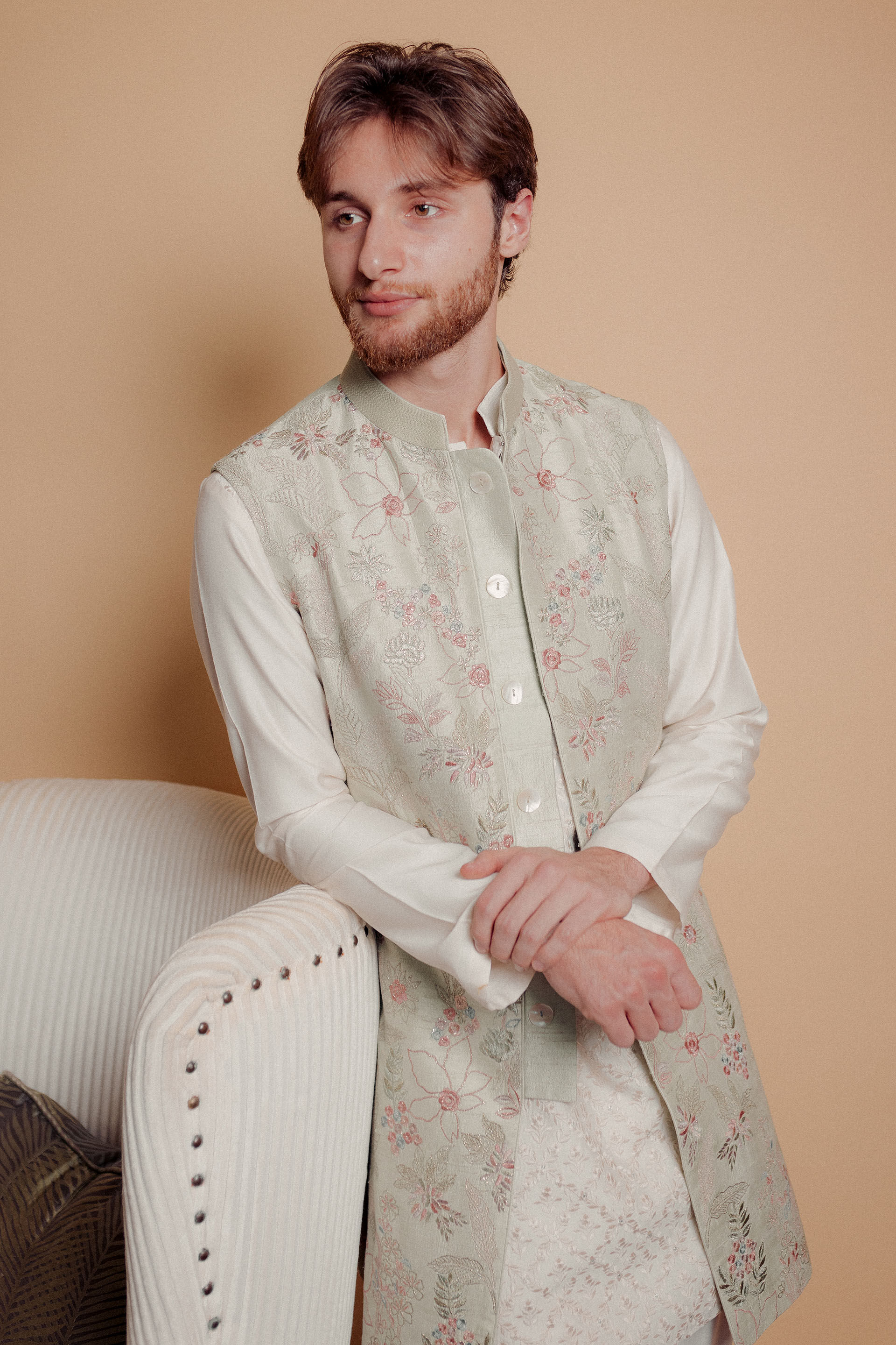 Dhruvam Nehru Jacket Set